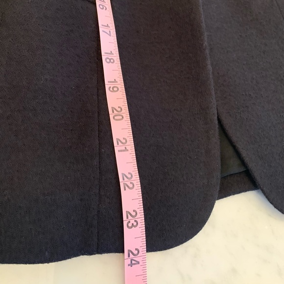 Joseph black felted wool blazer with brown leather sleeves size 38 - Picture 11 of 11